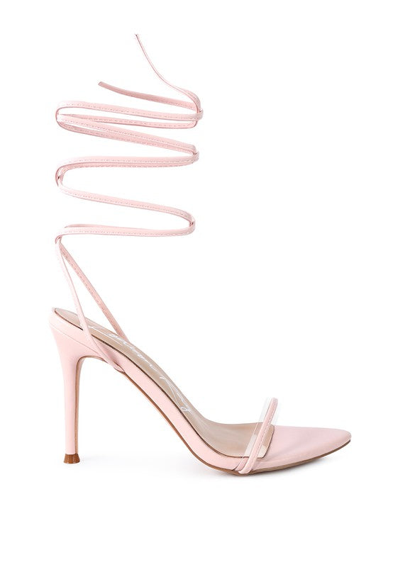 SPHYNX HIGH HEEL LACE UP SANDALS - Tigbul's Variety Fashion Shop