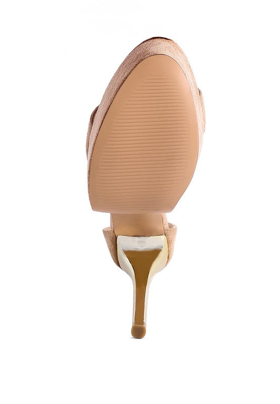 COSMO GIRL METAL BAND HIGH HEELED SANDALS - Tigbul's Variety Fashion Shop