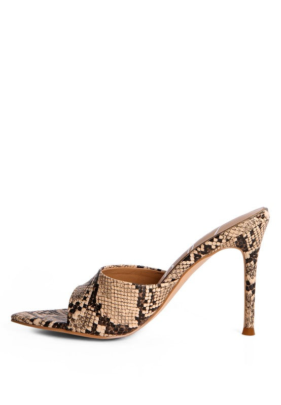 YULE BALL PATENT PU HIGH HEEL SANDALS - Tigbul's Variety Fashion Shop