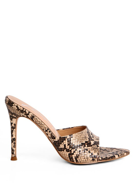 YULE BALL PATENT PU HIGH HEEL SANDALS - Tigbul's Variety Fashion Shop
