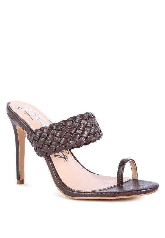 HIGH PERKS WOVEN STRAP TOE RING SANDALS - Tigbul's Variety Fashion Shop