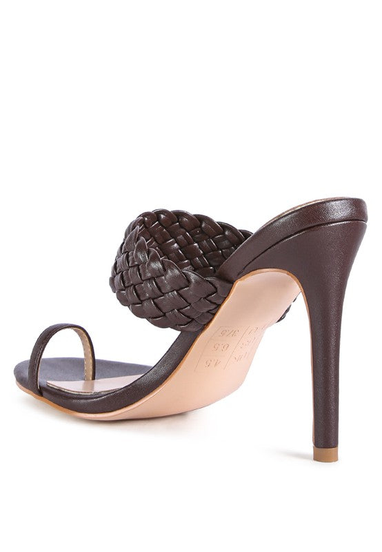 HIGH PERKS WOVEN STRAP TOE RING SANDALS - Tigbul's Variety Fashion Shop
