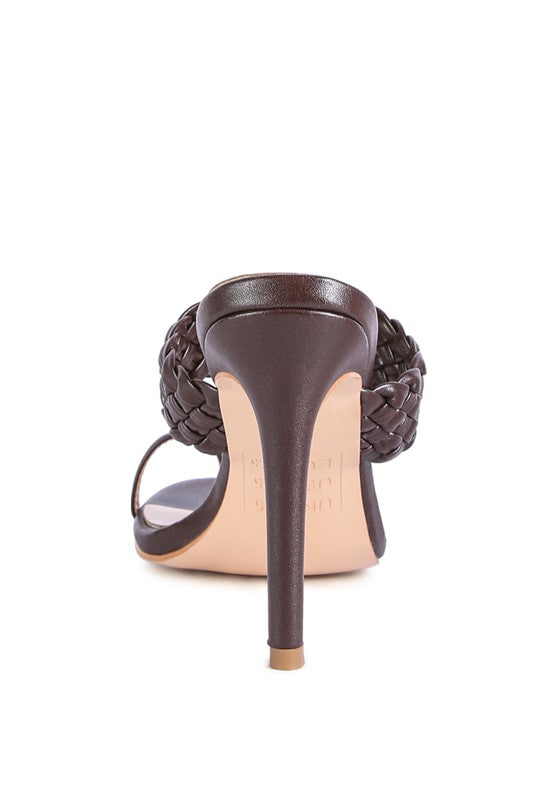 HIGH PERKS WOVEN STRAP TOE RING SANDALS - Tigbul's Variety Fashion Shop
