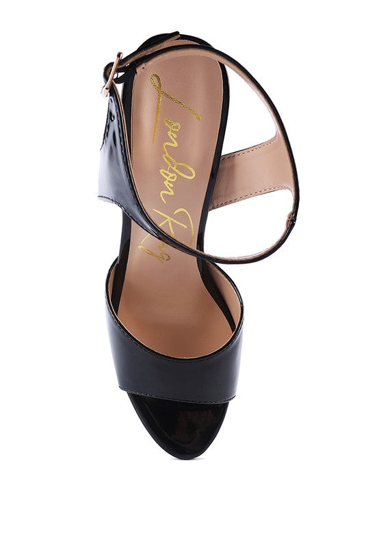 BEWITCH ULTRA HIGH HEELED ANKLE STRAP SANDAL - Tigbul's Variety Fashion Shop