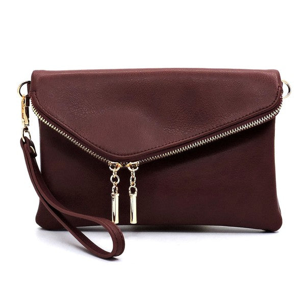 Fashion Envelope Foldover Clutch - Tigbul's Variety Fashion Shop