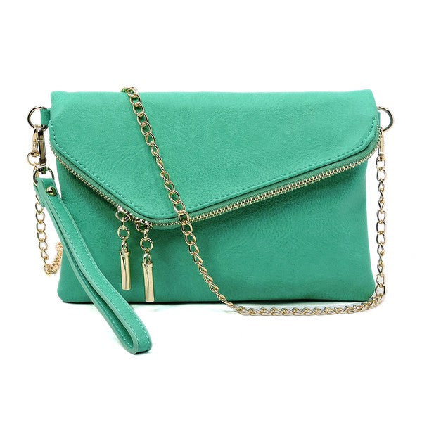 Fashion Envelope Foldover Clutch - Tigbul's Variety Fashion Shop