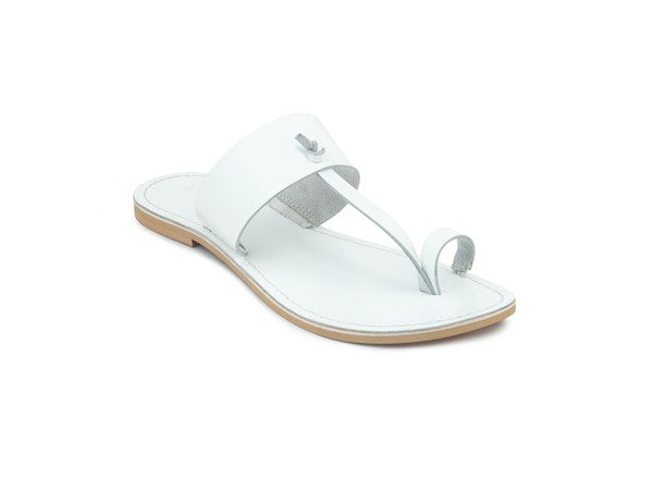 LEONA THONG FLAT SANDALS - Tigbul's Variety Fashion Shop