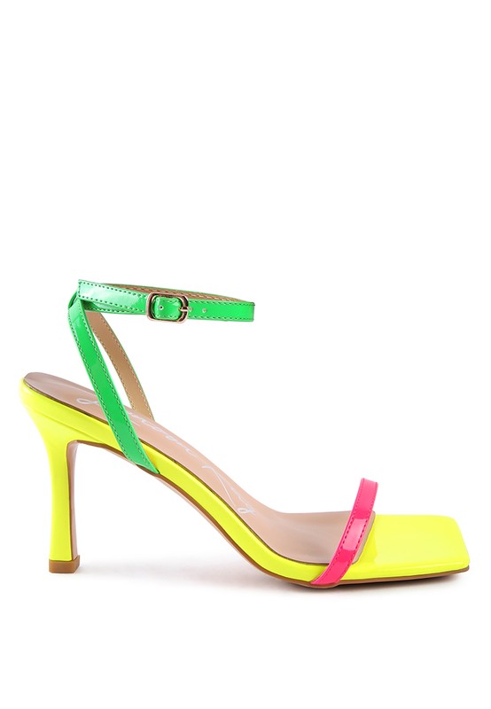 FANTASY SPOOL MID HEEL SANDAL - Tigbul's Variety Fashion Shop