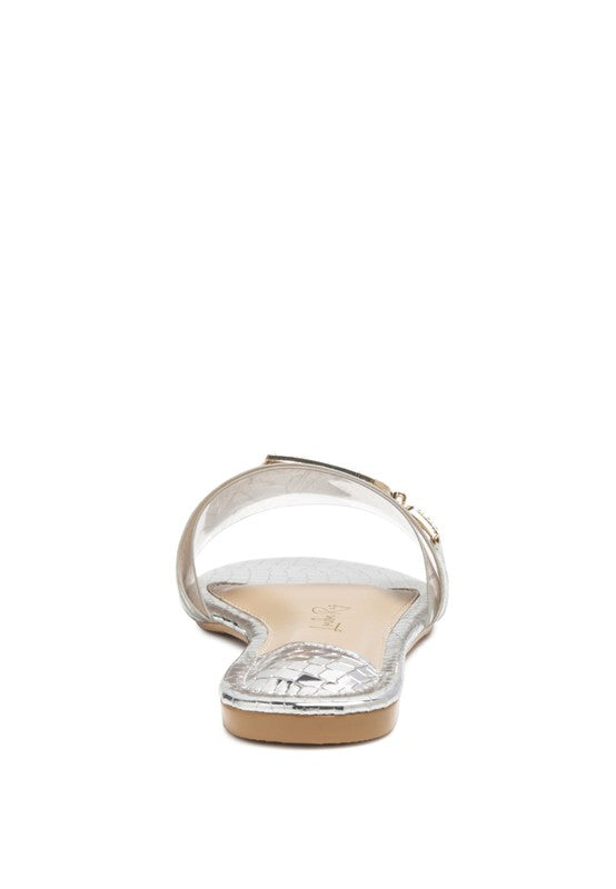 BRILLO JEWEL CROC FLATS - Tigbul's Variety Fashion Shop