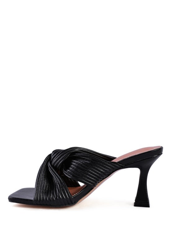 London Rag Battle Ex Knot Strap Slide Sandals - Tigbul's Variety Fashion Shop