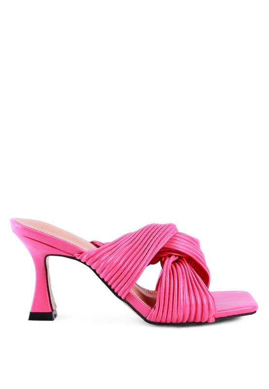 London Rag Battle Ex Knot Strap Slide Sandals - Tigbul's Variety Fashion Shop