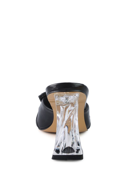 London Rag Fantasy Clear Heel Jewel Sandals - Tigbul's Variety Fashion Shop