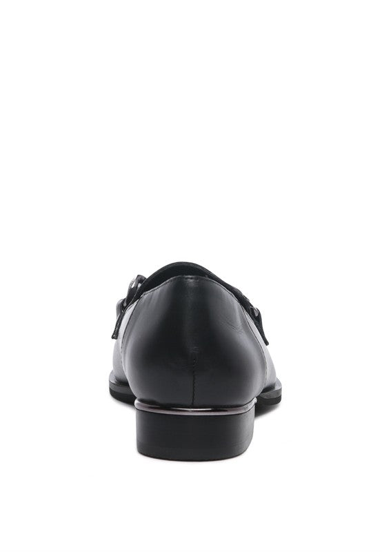 POLA Leather Horsebit Loafers - Tigbul's Variety Fashion Shop