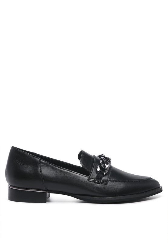 POLA Leather Horsebit Loafers - Tigbul's Variety Fashion Shop