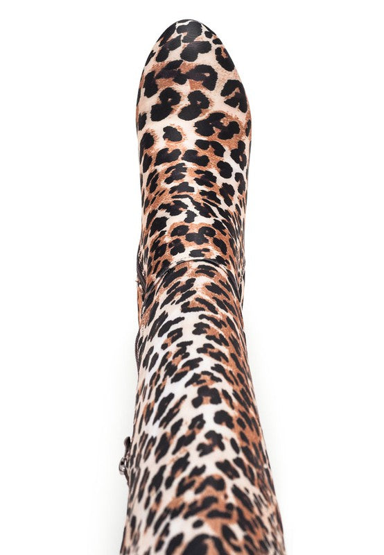 FAUNA KNEE HIGH BLOCK HEELED BOOT - Tigbul's Variety Fashion Shop