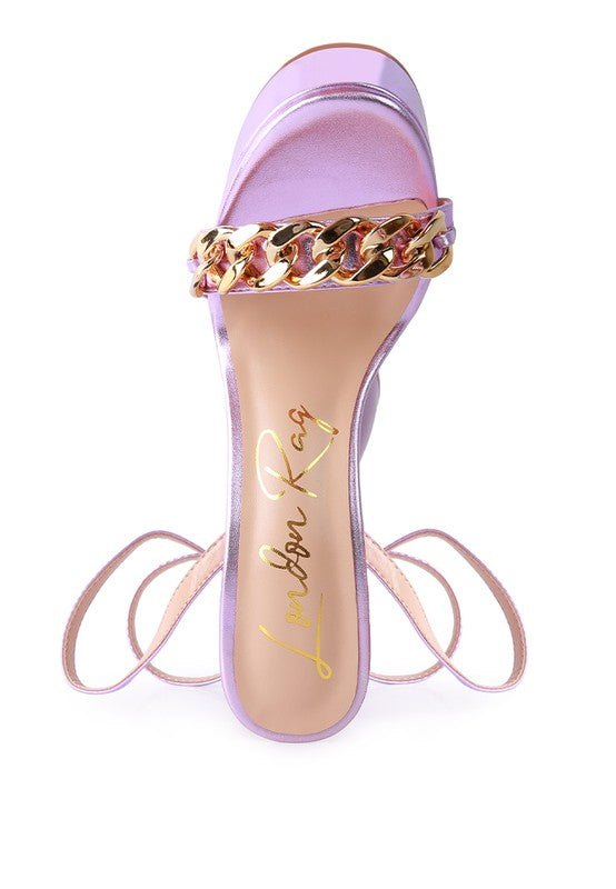 BIG BASH METALLIC HIGH PLATFORM CHUNKY SANDALS - Tigbul's Variety Fashion Shop
