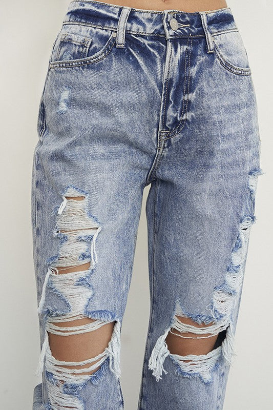 SLIM BOYFRIEND JEANS - Tigbul's Variety Fashion Shop