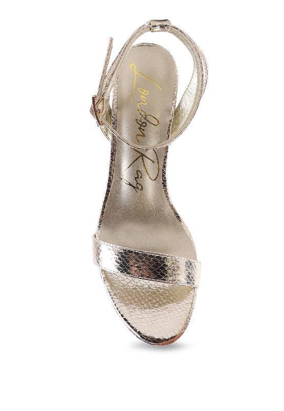 SWEETHEART CROC PLATFORM HIGH HEELED SANDALS - Tigbul's Variety Fashion Shop