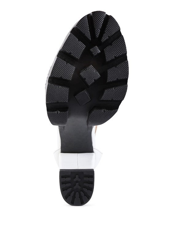 RATTLE SNAKE PRINT HIGH HEELED BLOCK SANDAL - Tigbul's Variety Fashion Shop