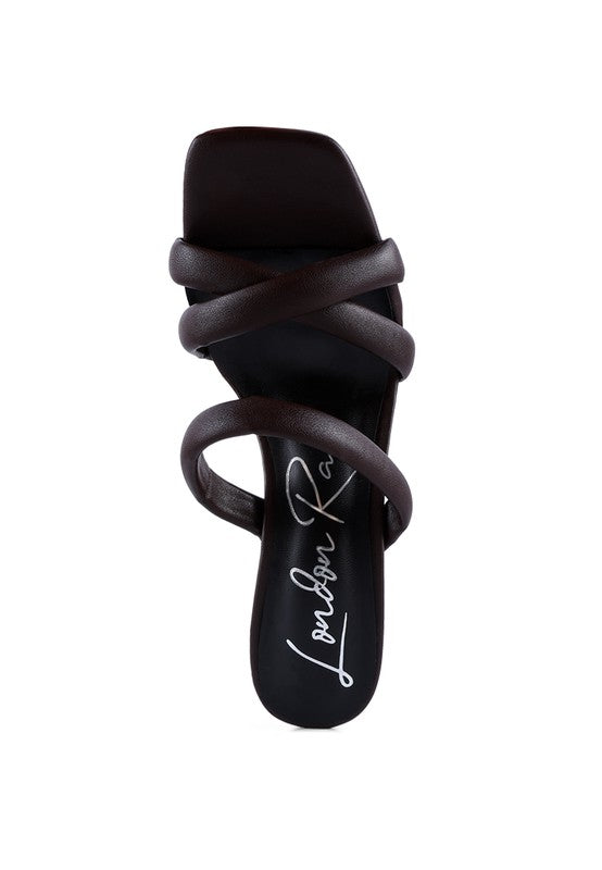 CLOUD NINE HIGH HEELED SANDALS - Tigbul's Variety Fashion Shop