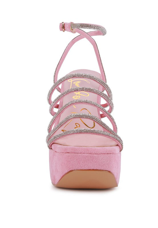 Tricks High Block Heel Sandals - Tigbul's Variety Fashion Shop