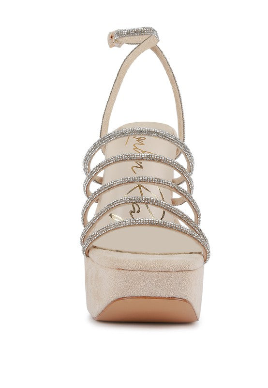 Tricks High Block Heel Sandals - Tigbul's Variety Fashion Shop