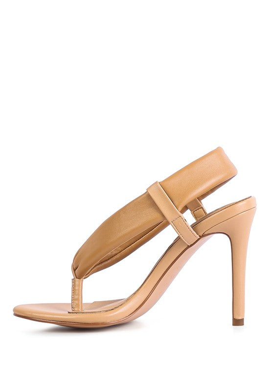SINGLES High Heeled Thong Sandals - Tigbul's Variety Fashion Shop