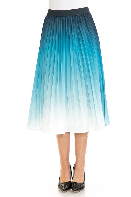 Women's High Waist Pleated A-Line Swing - Tigbul's Variety Fashion Shop