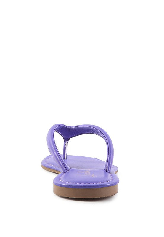 RERA SQUARE TOE THONG FLATS - Tigbul's Variety Fashion Shop