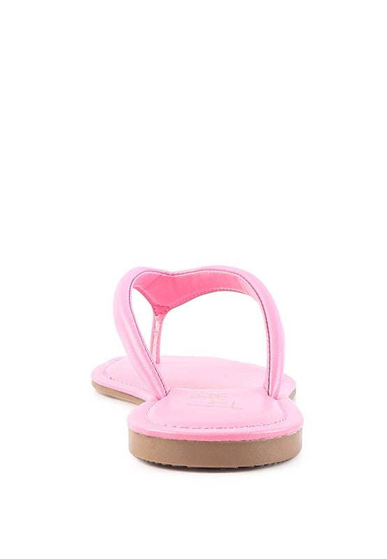 RERA SQUARE TOE THONG FLATS - Tigbul's Variety Fashion Shop
