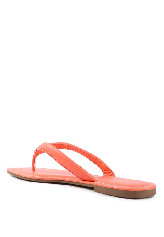 RERA SQUARE TOE THONG FLATS - Tigbul's Variety Fashion Shop