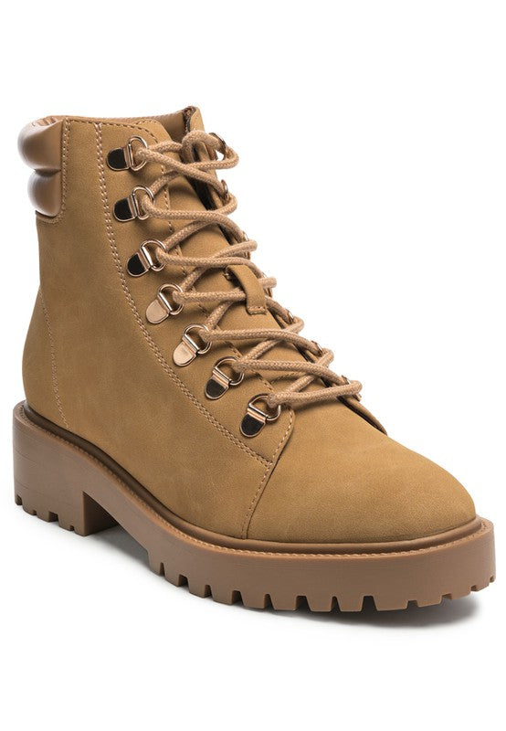 SHIRLY SOFT LEATHER LACE-UP BOOTS - Tigbul's Variety Fashion Shop