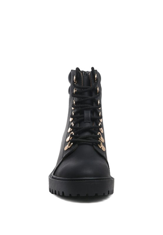SHIRLY SOFT LEATHER LACE-UP BOOTS - Tigbul's Variety Fashion Shop