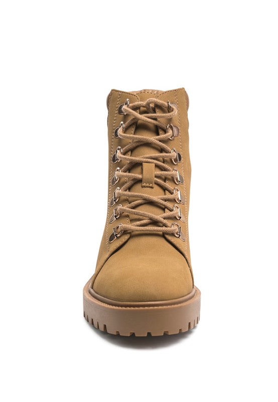 SHIRLY SOFT LEATHER LACE-UP BOOTS - Tigbul's Variety Fashion Shop