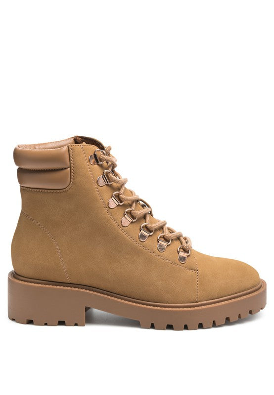 SHIRLY SOFT LEATHER LACE-UP BOOTS - Tigbul's Variety Fashion Shop