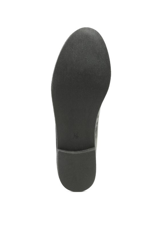 BOWBERRY BOW-TIE PATENT LOAFERS - Tigbul's Variety Fashion Shop