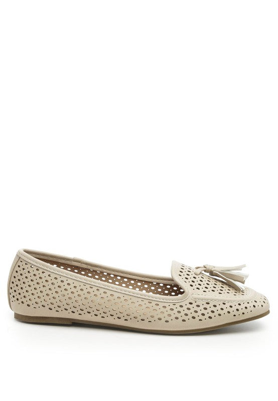 FEET NEST PERFORATED MICROFIBER LOAFER - Tigbul's Variety Fashion Shop