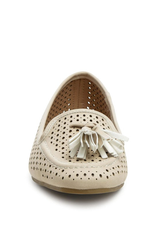 FEET NEST PERFORATED MICROFIBER LOAFER - Tigbul's Variety Fashion Shop