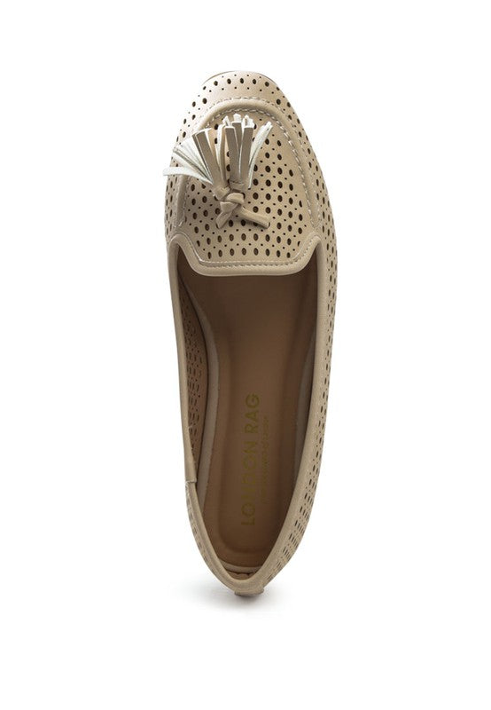 FEET NEST PERFORATED MICROFIBER LOAFER - Tigbul's Variety Fashion Shop