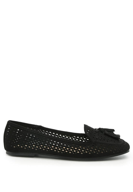 FEET NEST PERFORATED MICROFIBER LOAFER - Tigbul's Variety Fashion Shop