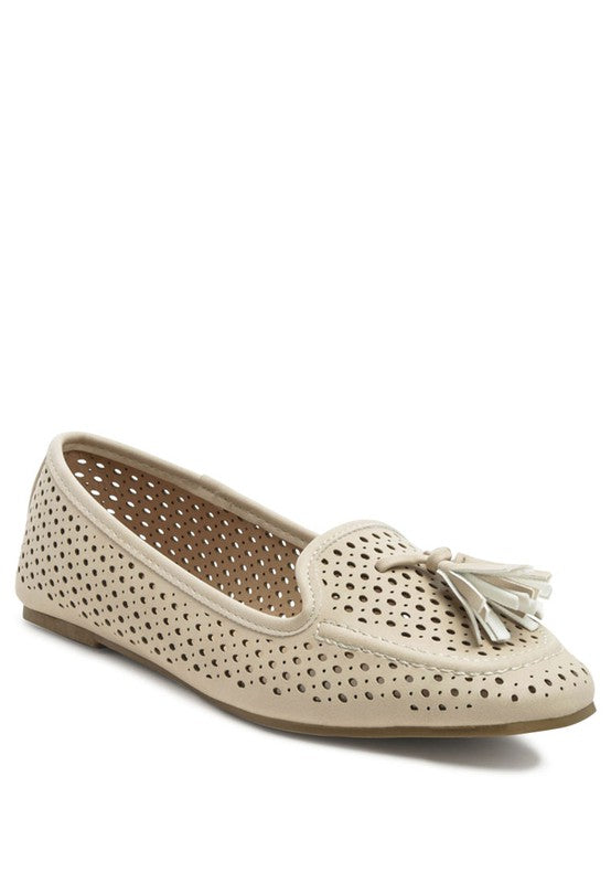 FEET NEST PERFORATED MICROFIBER LOAFER - Tigbul's Variety Fashion Shop