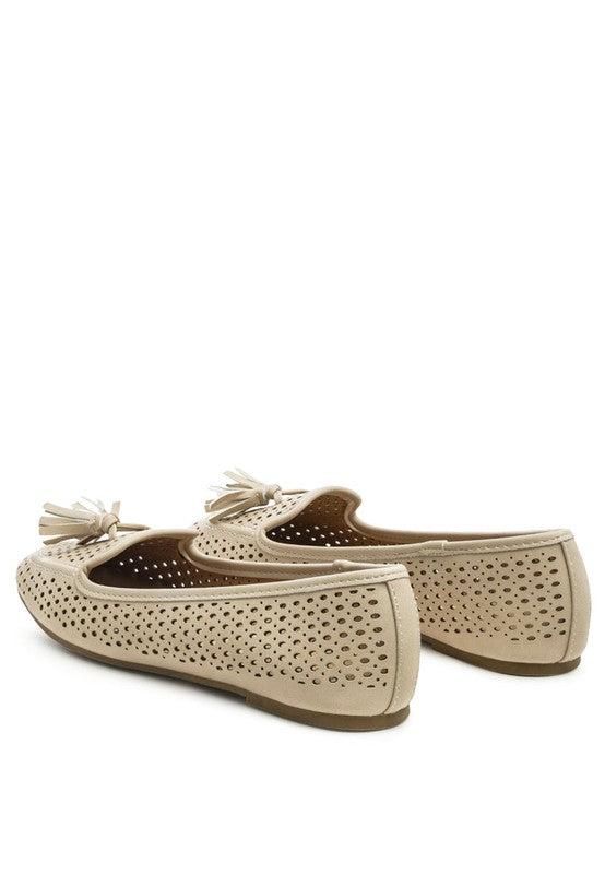FEET NEST PERFORATED MICROFIBER LOAFER - Tigbul's Variety Fashion Shop