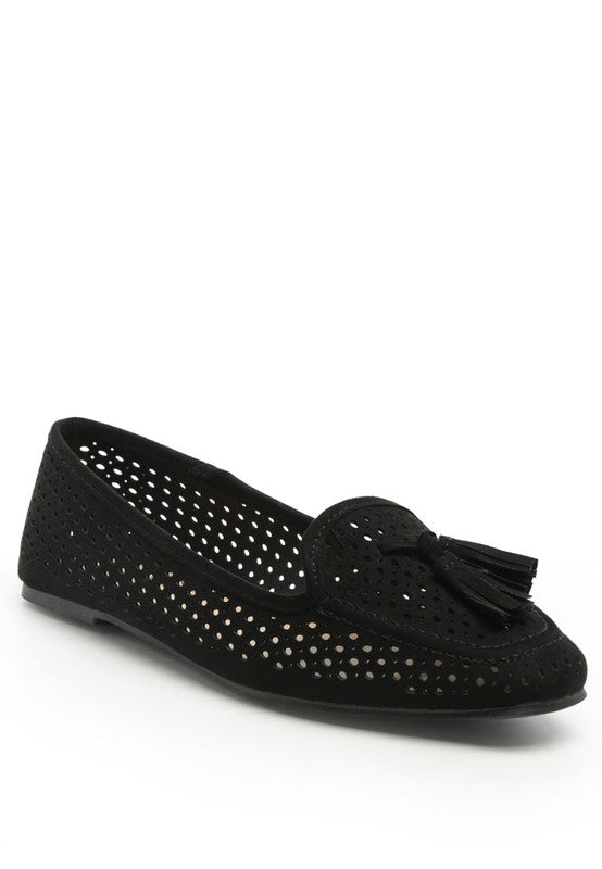 FEET NEST PERFORATED MICROFIBER LOAFER - Tigbul's Variety Fashion Shop