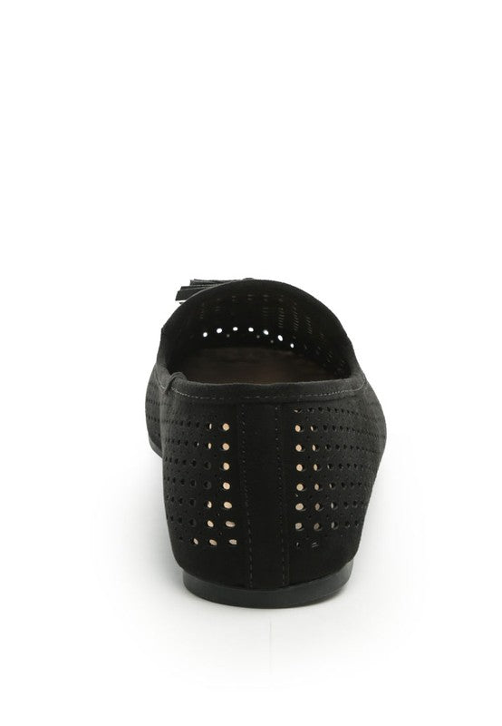 FEET NEST PERFORATED MICROFIBER LOAFER - Tigbul's Variety Fashion Shop