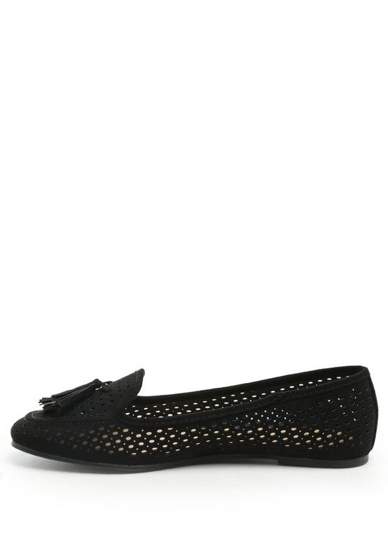 FEET NEST PERFORATED MICROFIBER LOAFER - Tigbul's Variety Fashion Shop