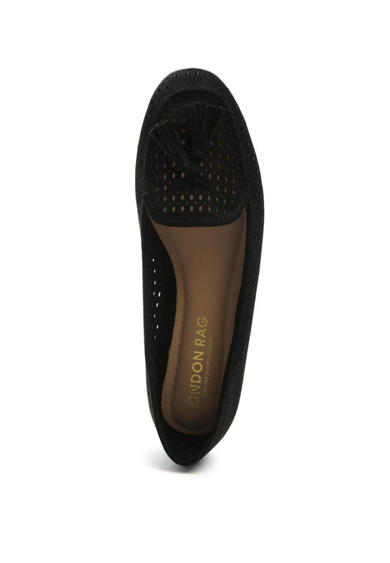 FEET NEST PERFORATED MICROFIBER LOAFER - Tigbul's Variety Fashion Shop
