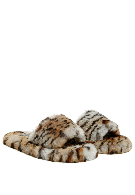 Soft Animal Print Slippers - Tigbul's Variety Fashion Shop