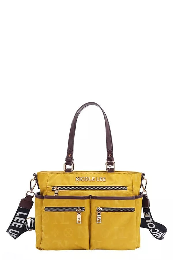 Nicole Lee USA Multi-Compartment Convertible Tote Bag - Tigbul's Variety Fashion Shop