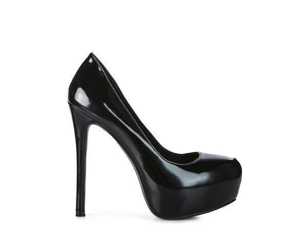 PISMIS Patent PU High Heeled Stiletto Sandal - Tigbul's Variety Fashion Shop