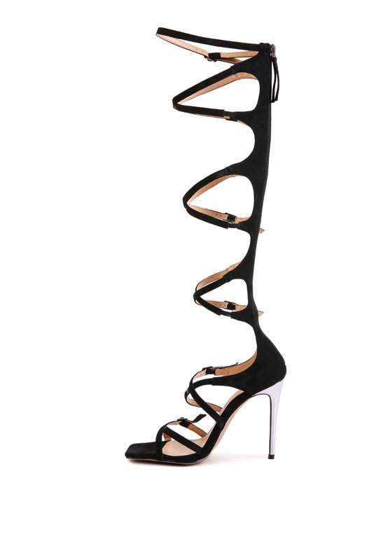 London Rag Gossip Strappy Stiletto Heels - Tigbul's Variety Fashion Shop